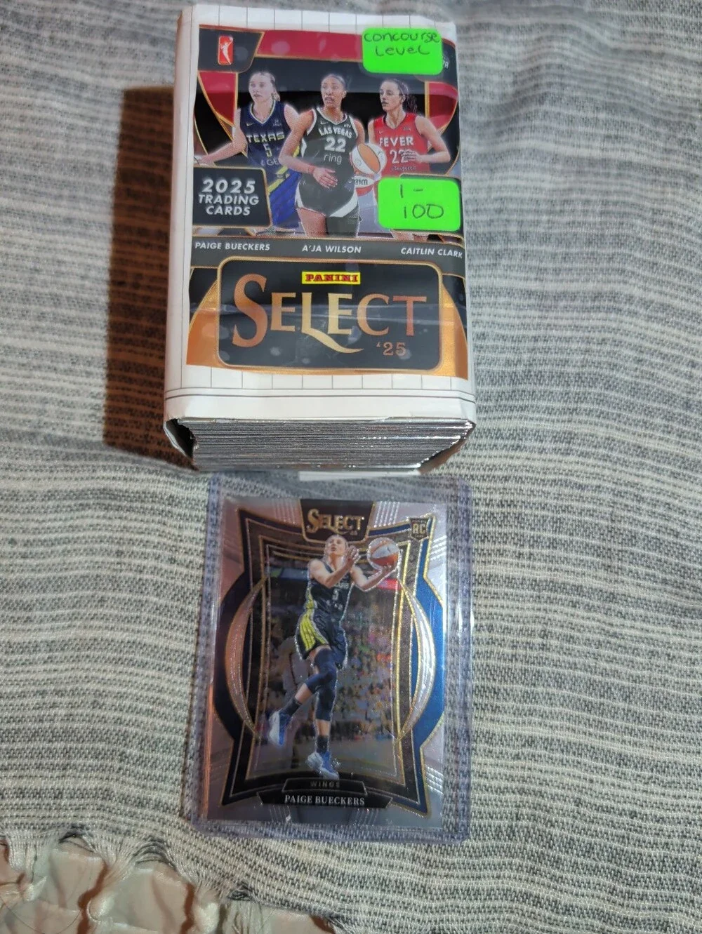 2025 Panini Select WNBA COMPLETE CONCOURSE BASE SET 1-100 PAIGE BUECKERS ROOKIE - Picture 2 of 2